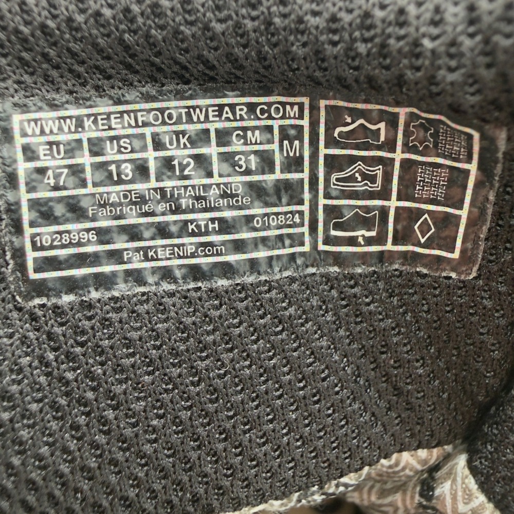KEEN Circadia Waterproof Hiking Shoes Mens 13 Brown Black Leather Trail Outdoor - Picture 2 of 12